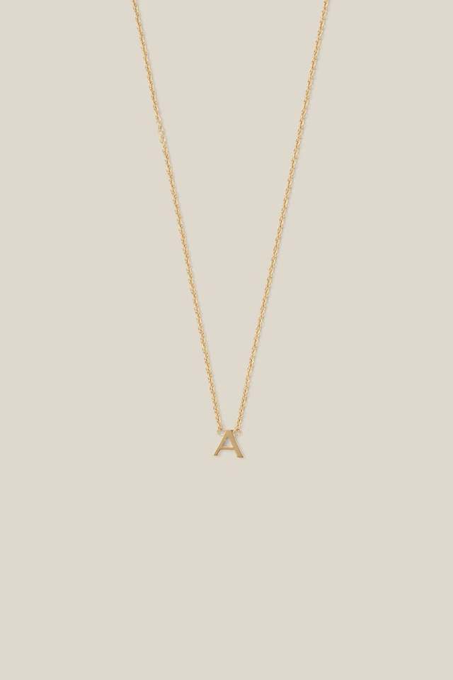 MINI LETTER GOLD (NECKLACE)